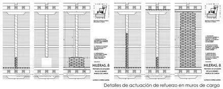 Edificio residencial. Estudio patológico y proyecto de actuación. Madrid.