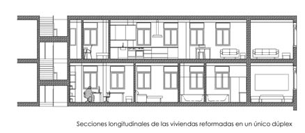 Viviendas en edificio residencial. Proyecto reforma y adecuación. Madrid.